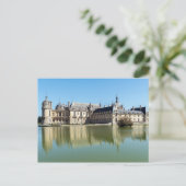 Chateau de Chantilly met reflectie in het meer Briefkaart (Staand voorkant)