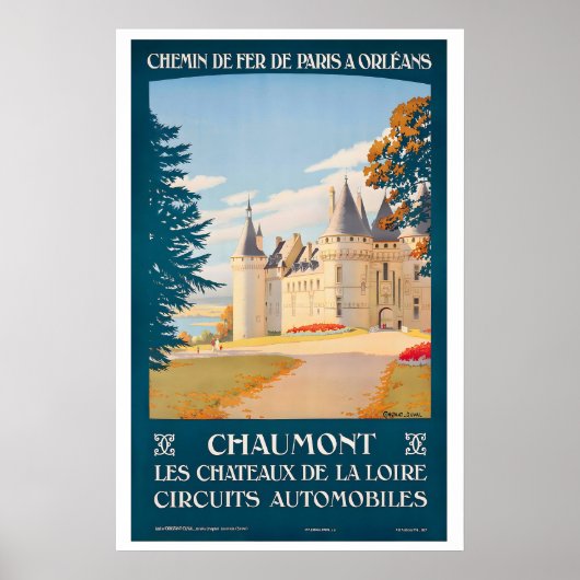 Chateau de Chaumont Chateaux of the Loire Valley Poster (Voorkant)