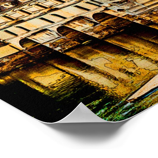 Chateau de Chenonceau. Frankrijk. Poster (Hoek)