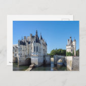 Chateau de Chenonceau in de Loire Valley - Frankri Briefkaart (Voorkant / Achterkant)