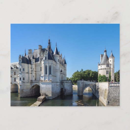 Chateau de Chenonceau in de Loire Valley - Frankri Briefkaart (Voorkant)