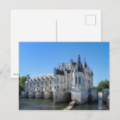 Chateau de Chenonceau in de Loire Valley - Frankri Briefkaart (Voorkant / Achterkant)