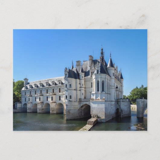 Chateau de Chenonceau in de Loire Valley - Frankri Briefkaart (Voorkant)