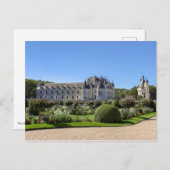 Chateau de Chenonceau in de Loire Valley - Frankri Briefkaart (Voorkant / Achterkant)