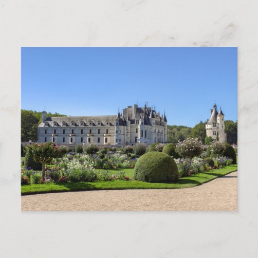 Chateau de Chenonceau in de Loire Valley - Frankri Briefkaart (Voorkant)