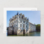 Chateau de Chenonceau in de Loire Valley - Frankri Briefkaart (Voorkant / Achterkant)