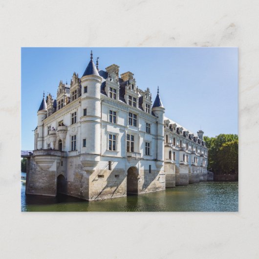 Chateau de Chenonceau in de Loire Valley - Frankri Briefkaart (Voorkant)