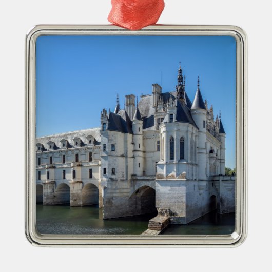 Chateau de Chenonceau in de Loire Valley - Frankri Metalen Ornament (Voorkant)