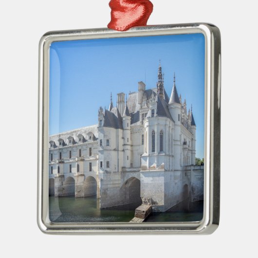 Chateau de Chenonceau in de Loire Valley - Frankri Metalen Ornament (Links)