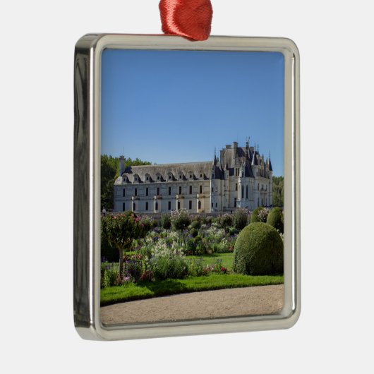Chateau de Chenonceau in de Loire Valley - Frankri Metalen Ornament (Rechts)
