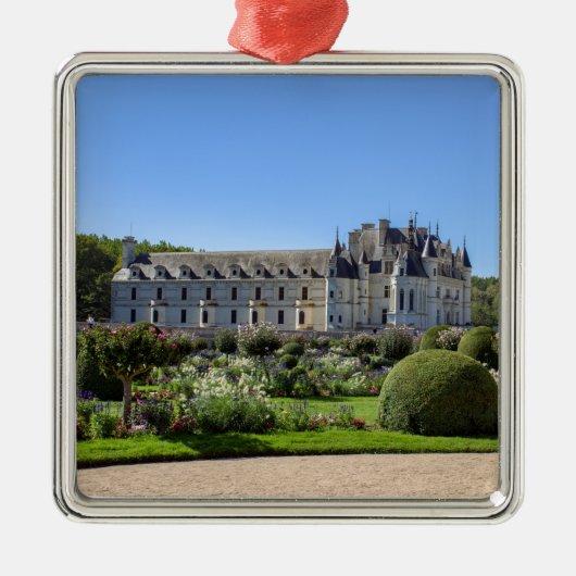 Chateau de Chenonceau in de Loire Valley - Frankri Metalen Ornament (Voorkant)