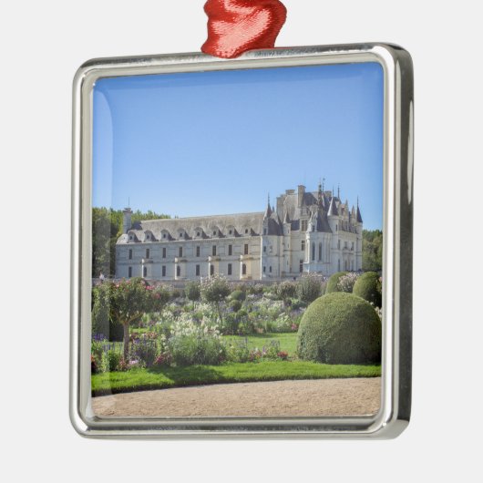Chateau de Chenonceau in de Loire Valley - Frankri Metalen Ornament (Links)