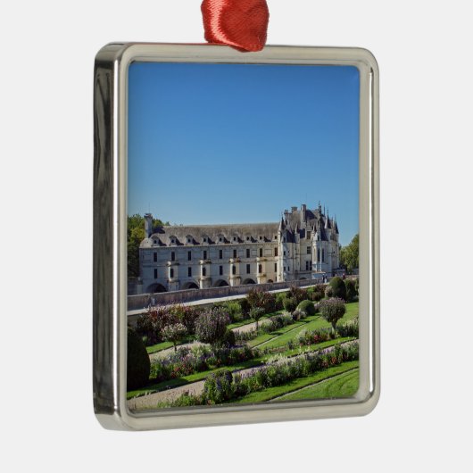 Chateau de Chenonceau in de Loire Valley - Frankri Metalen Ornament (Rechts)