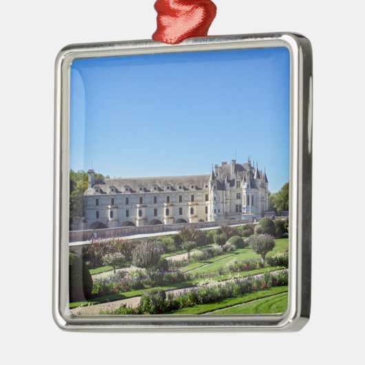 Chateau de Chenonceau in de Loire Valley - Frankri Metalen Ornament (Links)