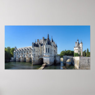 Chateau de Chenonceau in de Loire Valley - Frankri Poster