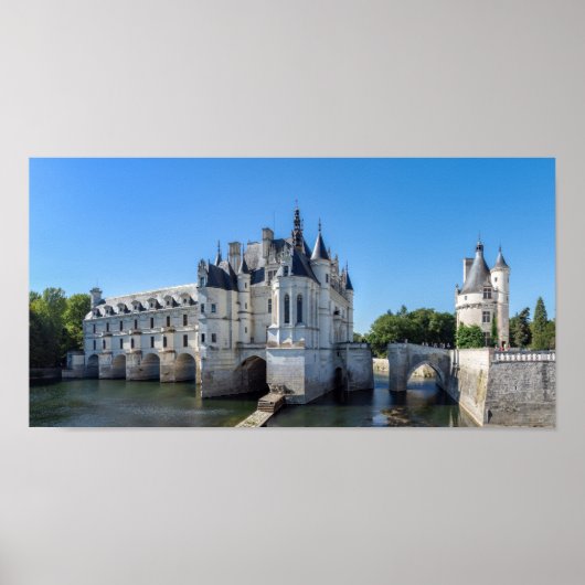Chateau de Chenonceau in de Loire Valley - Frankri Poster (Voorkant)