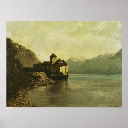 Chateau de Chillon, 1874 Poster (Voorkant)