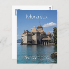 Château de Chillon in Montreux, Zwitserland Briefkaart