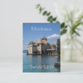 Château de Chillon in Montreux, Zwitserland Briefkaart (Staand voorkant)