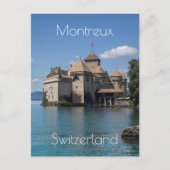 Château de Chillon in Montreux, Zwitserland Briefkaart (Voorkant)