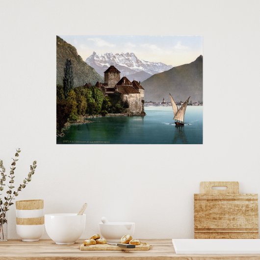 Château de Chillon Poster (Keuken)