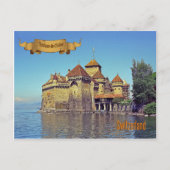 Chateau de Chillon, Zwitserland Briefkaart (Voorkant)