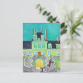 Chateau de Fontainebleau Fantasy Briefkaart (Staand voorkant)