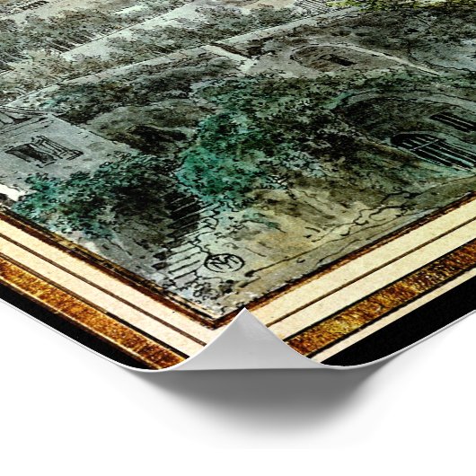 Chateau de La Roche-Guyon Poster (Hoek)