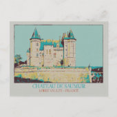 Château de Saumur in de Loirevallei, Frankrijk Briefkaart (Voorkant)