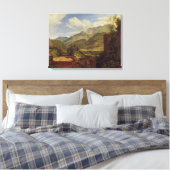 Chateau de St. Michael, Bonneville, Savoy, 1803 (o Canvas Afdruk (Insitu (Slaapkamer))