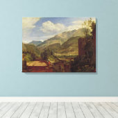 Chateau de St. Michael, Bonneville, Savoy, 1803 (o Canvas Afdruk (Insitu (Houten vloer))