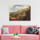 Chateau de St. Michael, Bonneville, Savoy, 1803 (o Canvas Afdruk (Insitu (Woonkamer))