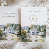 Chateau de Tourreau Provence Tuin Bruiloft Kaart