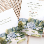 Chateau de Tourreau Provence Tuin Bruiloft Kaart