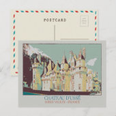 Château de Ussé in de Loirevallei, Frankrijk Briefkaart (Voorkant / Achterkant)