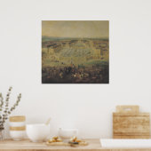Chateau de Versailles en de Place Poster (Keuken)