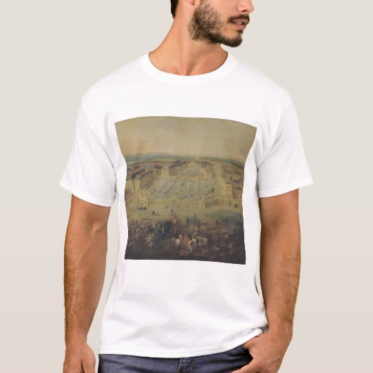 Chateau de Versailles en de Place T-shirt (Voorkant)