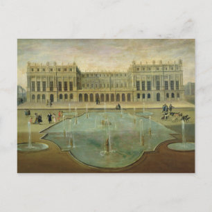 Chateau de Versailles van de tuinzijde Briefkaart