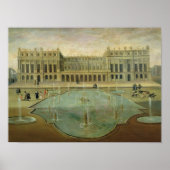 Chateau de Versailles van de tuinzijde Poster (Voorkant)