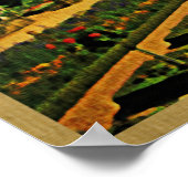  Chateau de Villandry Loire Poster (Hoek)