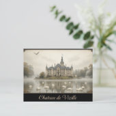 Château de Vizille Frankrijk Landschapskunst Briefkaart (Staand voorkant)