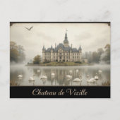 Château de Vizille Frankrijk Landschapskunst Briefkaart (Voorkant)