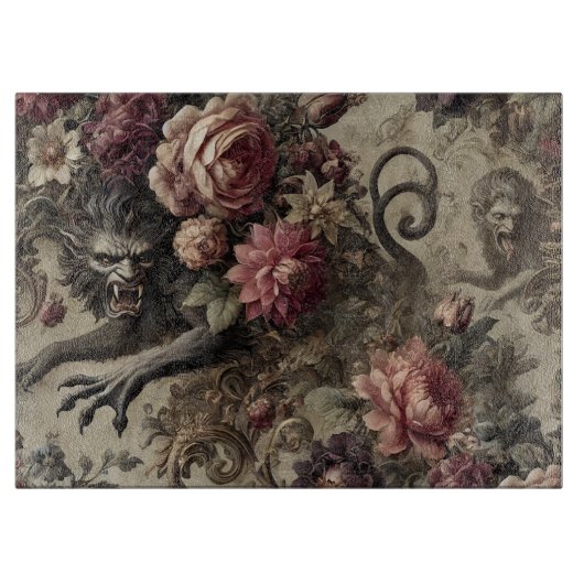 Château des Loups – Gotische barokke weerwolf Snijplank (Voorkant)