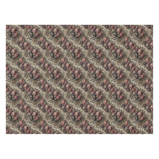 Château des Loups – Gotische Medium Print Tafelkleed (Voorkant (Horizontaal))