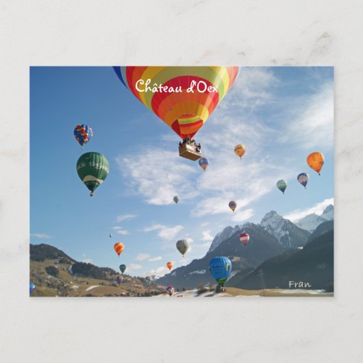 Château d'Oex Briefkaart (Voorkant)