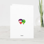 Chateau d'Oex Feestdagen Kaart (Achterkant)