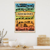 Château-d'Oex,Vaud,Zwitserland,Reisposter Poster (Keuken)