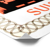 Château d'Oex, Zwitserland, oldtimers Poster (Hoek)