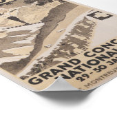 Chateau D'oex Zwitserland  skireis Poster (Hoek)