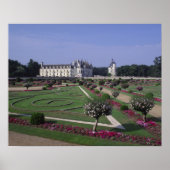 Chateau du Chenonceau, Loire Valley, Poster (Voorkant)